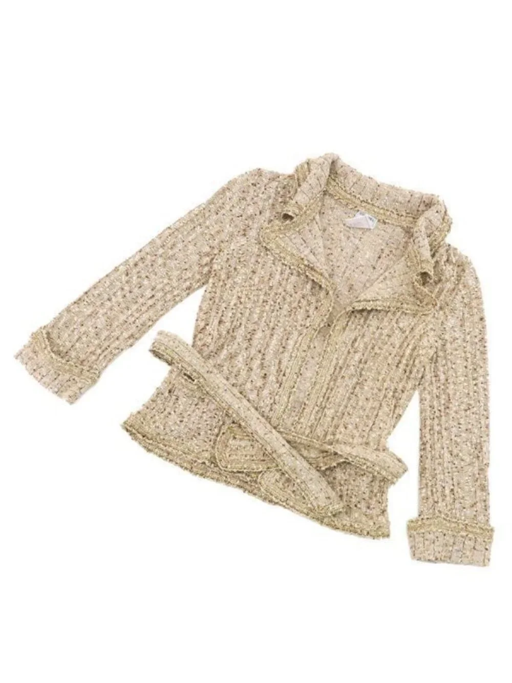 Chanel Cardigan Beige
